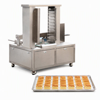 Machine de chargement automatique de plateaux pour biscuits, gâteaux de lune et raviolis en acier inoxydable 220/380V 1.6KW 7000-8000/H pour boulangerie