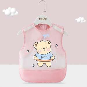 OEM Supply Professional Cheap <b>Baby</b> Eating Time Bibs Adjustable Soft Bibs Washable Waterproof <b>Baby</b> Bibs - Product Image 3