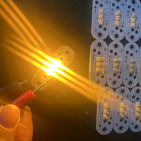 Plaque LED pour voiture IP68 en gros de l'usine de Shenzhen, couleur or 3535, puissance 15W, en stock