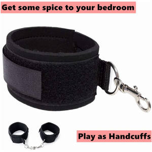 BDSM 拘束具 SMグッズ、調節可能 手首から太ももまで固定 セックスカフス 拘束ストラップ、カップル向け アダルトグッズ 拘束セット - Product Image 4