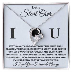 สร้อยคอจี้รูปหัวใจสีทองแดงเงินแบบคลาสสิก พร้อมการ์ดข้อความสั่งทำพิเศษ - ของขวัญชื่นชมความรักครั้งที่สองสำหรับคู่รัก - Product Image 4