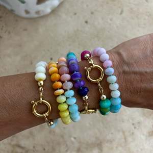 Venta al por mayor Venta caliente fina pulsera hecha a mano Colores Joyería elegante Pulseras de cuentas de moda para mujeres Femme - Product Image 1