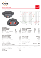 Subwoofer de voiture ultra-mince 8, 10 et 12 pouces, 400W RMS, 95dB SPL, 30Hz, avec bobine vocale de 2 pouces, cône en fibre de carbone et aimant en ferrite, pour sonorisation automobile de course