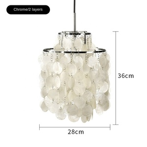 Lustre Moderne Créatif en Forme de Coquille <span class=keywords><strong>pour</strong></span> <span class=keywords><strong>Salle</strong></span> <span class=keywords><strong>à</strong></span> <span class=keywords><strong>Manger</strong></span> Chambre <span class=keywords><strong>à</strong></span> Coucher Style Français Luxe Éclairage <span class=keywords><strong>Salon</strong></span> - Product Image 6