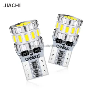 Jiachi nhà máy W5W LED CANBUS T10 LED bóng đèn 168 194 501 Led xe ánh sáng 3014 18smd 12V màu trắng màu đỏ hổ phách màu vàng màu xanh chiều rộng đèn