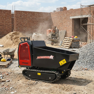 Mini-dumper sur chenilles Rhinoceros XN500 500 kg, composants de transmission haute performance, chenilles, garantie 1 an, construction robuste - Product Image 2