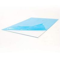 Feuille de plastique PETG écologique de 0,5 mm, 0,8 mm, 1,5 mm avec service de découpe pour le pliage de boîtes