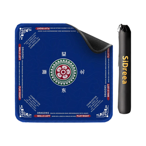 Tapete Antideslizante para Mesa de Mahjong de 31.5 x 31.5 Pulgadas, Reducción de Ruido para Juegos de Póker, Cartas, Fichas y Dominó, para Uso en Mesas de Juego - Product Image 1