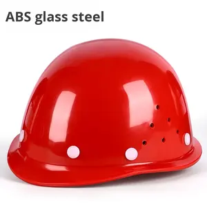 หมวกนิรภัยสำหรับงานก่อสร้าง มาตรฐานแห่งชาติ  วัสดุไฟเบอร์กลาส <span class=keywords><strong>ABS</strong></span> หนาพิเศษ ระบายอากาศได้ดี แบบมีร่อง  ได้รับการรับรองมาตรฐาน 3C - Product Image 2