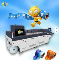 Orient Longke Hot Sell Roll to Roll UV Printer Hybrid Digital untuk Pencetakan Inkjet Multi Material pada PVC, Film Lunak, Kulit.