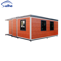Maison préfabriquée en conteneur extensible de 40 pieds, maison en conteneur pliable, mini-maisons préfabriquées, maison modulaire