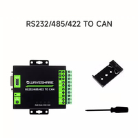 WaveShare RS232/485/422 ke dapat modul komunikasi terisolasi industri konverter Modbus RTU