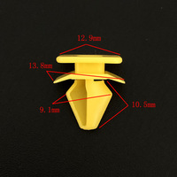 Nouveaux rivets de fixation en plastique pour arches de roues avant, jupes latérales et clips de protection de seuil 30640897