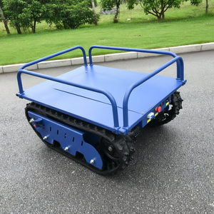 Veicolo Utilitario Cingolato in Gomma Certificato CE, Mini Trasportatore Cingolato da 0,5 Tonnellate per Movimentazione Materiali in Giardino su Ogni Tipo di Terreno - Product Image 4
