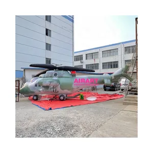 Opblaasbare Helikopterballon Opblaasbaar Vliegtuigmodel Voor Decoratie