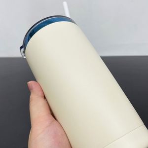 Vaso Térmico para Auto de 20 oz con Tapa Deslizante, Azul Plateado, para Bebidas Frías, Apto para Grabado Láser - Product Image 4