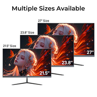 Moniteur de jeu OEM ODM 21,5 pouces 120 Hz FHD IPS 1 ms sans cadre LED pour PC, écran d'ordinateur, vente en gros pour moniteur de bureau professionnel