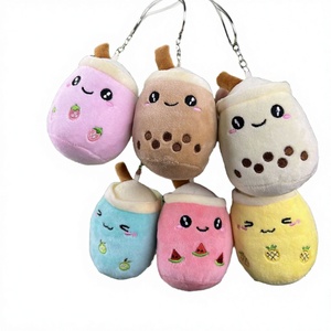 Peluche personnalisée fabriquée sur mesure, petite, mignonne, douce, en forme 3D, imprimée en sérigraphie, en coton bulle, motif de fruits mignon, pour anniversaire - Product Image 1