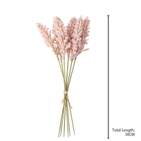Großhandel Künstliche Eiskristall-Blumensträuße 30cm Mehrfarbig Langlebig Handgefertigt für Weihnachten & Muttertag
