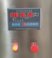 Marmite de cuisson industrielle à double enveloppe avec agitateur pour la fusion de bonbons, de caramel, de sirop et de sucre, et le mélange de sauces