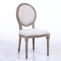 Chaises de mariage vintage Louis, meubles de salle à manger antiques de luxe pour hôtel, banquet et salle à manger