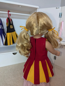 Conjunto de uniforme de alegría de estilo americano de muñeca de 18 pulgadas con accesorios de mochila para niñas, tamaño juvenil, servicio OEM perfecto, regalo para niños - Product Image 4