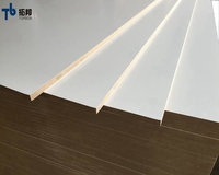 Panneau MDF mélaminé blanc brillant de haute qualité, design moderne, émission E2, résistant à l'humidité, qualité supérieure