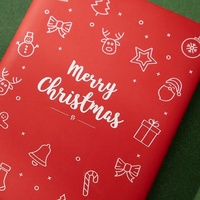 Carnet de notes étudiant personnalisé avec couverture en PU B6, reliure filigranée, vente en gros, bloc-notes ligné, OEM, petit cadeau portable pour Noël