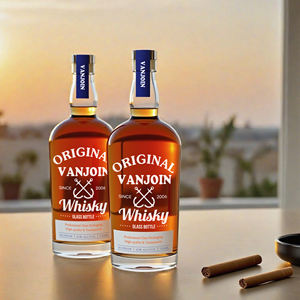 Bouteille de 750 ml en verre épais pour liqueur, <span class=keywords><strong>vin</strong></span>, whisky, vodka avec boîte - Product Image 5