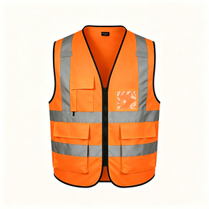 เสื้อกั๊กนิรภัยสะท้อนแสงน้ำหนักเบา ระบายอากาศได้ดี สำหรับผู้ชาย ทำงานในฤดูร้อน - Product Image 2