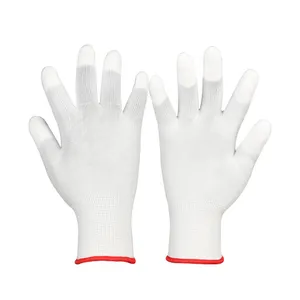 Industriële Werken Elektronica Koolstofvezel Handschoen Koolstofvezel Pu Gecoat Vinger Esd Handschoen Esd Vinger Top Fit Pu Handschoen