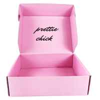Emballage en papier personnalisé Emballage de luxe Boîtes d'expédition de colis pour vêtements de petite entreprise