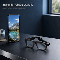 Lunettes Intelligentes IA à Livraison Rapide 800W 1080P HD Caméra Unique Traduction en Temps Réel Multi-Commandes Chargement Type-C Batterie 300mAh