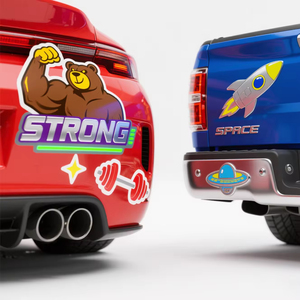 Vinilo Adhesivo de PVC Holográfico Resistente al Agua y a los Rayos UV, Impresión de Logotipos, Calcomanías Personalizadas con Corte a Troquel - Product Image 4