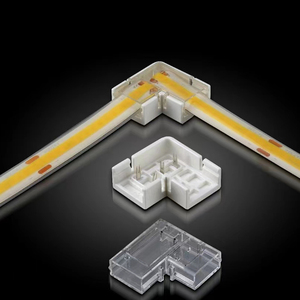 Connecteur rapide étanche en forme de L pour bandes <span class=keywords><strong>LED</strong></span> COB 8mm 10mm couleur unique CCT <span class=keywords><strong>RGB</strong></span> - Product Image 2