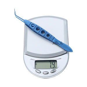 Instrumen Titanium bedah mata mikro pinset Tc Tang lensa kelman-mcpherson - Product Image 6