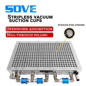 PVC thép không gỉ đồng nhôm tấm <span class=keywords><strong>CNC</strong></span> hút chân không cốc hút khí nén hấp phụ nền tảng từ Chuck cup bộ phận Bộ dụng cụ - Product Image 5