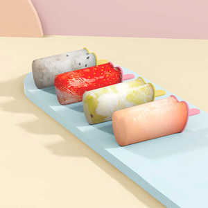 Moule à glace <span class=keywords><strong>maison</strong></span> écologique DIY pour barres glacées, outil de broyage, en plastique, pour la fabrication de glaces - Product Image 5