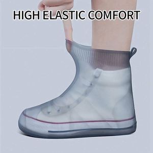 Cubrezapatos Impermeables de PVC y Silicona para Lluvia, Antideslizantes, Reutilizables, Gruesos, para Hombre y Mujer, con Logotipo Personalizado - Product Image 2