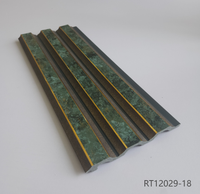 Panneaux muraux PS personnalisés persienne au charbon de bois pour la décoration intérieure prix d'usine en plastique étanche pour hôtels bureaux avec