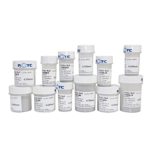 Tin-Lead Solder Balls for Camera BGA Reballing 250,000 Pieces Dedicated Rework Available Wholesale