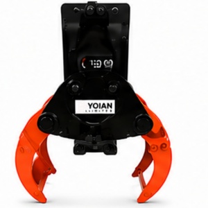 Mini Excavator <b>Hydraulic</b> Tree Shears Forestry Wood Tree <b>Cutter</b> - Product Image 2