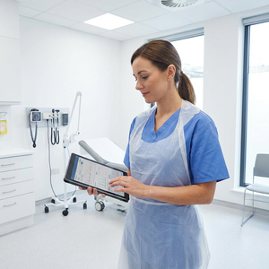 Kangle New Design Disposable Sleeveless Lightweight HDPE/LDPE/CPE Waterproof Oil-Resistant High Quality Blow-Molded <b>Apron</b> - Product Image 2