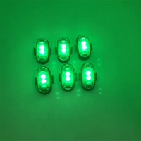 Lampe de signalisation LED sans fil à télécommande, lampe stroboscopique, indicateur de position pour drone RC, voiture, moto, vélo