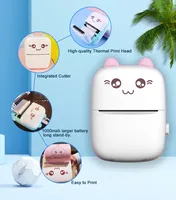 Imprimante d'étiquettes thermique portable sans fil, mini-imprimante de codes-barres pour USB compatible POS/ESC