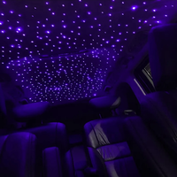 Lumière d'ambiance intérieure de voiture à LED avec effet d'étoile filante, éclairage RGB scintillant, télécommande/contrôle par application, garantie 1 an - Kits intérieurs
