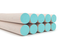 Tige en bois à surface lisse, diamètres 914 mm, 3,2/4,8/6,35/8/9,5/11/12,7/15,8/22,2 mm, précision