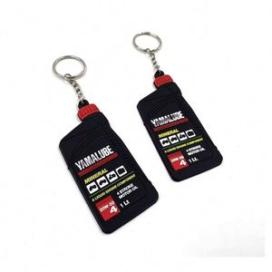 Porte-clés personnalisé en PVC souple avec logo, porte-clés promotionnel en silicone, prix de gros - Product Image 2