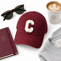 Casquette de baseball personnalisée en coton doux, style Dad Hat, avec patch chenille lettres, bordeaux délavé, pour le sport et les loisirs, vente en gros