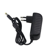 Adaptateur secteur haute efficacité 12V 1.5A avec certificats CE, connexion par prise, sortie 100-240V 50-60Hz
